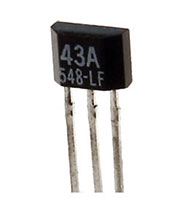 SS443A, датчик Холла униполярный 180/75Гаусс 30В 0,4В 20мА, TO92