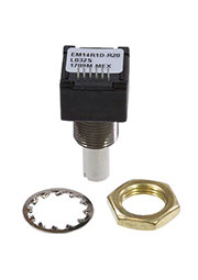 EM14R1D-R20-L032S, энкодер оптический  с 32 фикс. с кнопкой