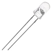 BL-L522VC, Светодиод ультрафиолетовый 15 d=5мм 180мКд 405нМ (UV)