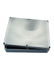 G3028, корпус для РЭА 300х230х86мм IP65 ABSпластик тёмно-серый