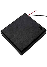 BH640  AA  4X1 ЗАКРЫТЫЙ, держ. бат.АА*4 + пров.+выкл.+крышка