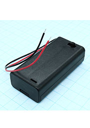 ZH289, держ. бат.АА*2 + пров.+выкл.+крышка