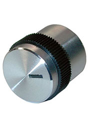 41005-1, Ручка металлическая (пластиковая вставка), d16 мм