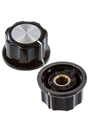 41009-3В, Ручка пластиковая (металлическая вставка), d22.6 мм