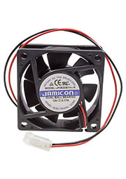 JF0620B1H-R, вентилятор 12В 60х60х20мм подшипник качения