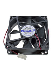 JF0825S2H-R, вентилятор 24В 80х80х25мм подшипник скольжения