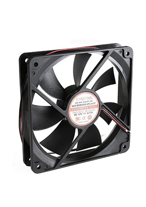 EC12025H12B, Вентилятор 12В, 120х120х25мм , подш. качения, 2600 об/мин