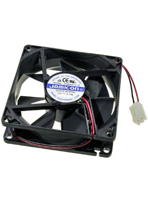 JF0825S1H-R, 80*80*25 12V разъем