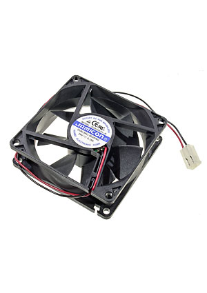 JF0825B2H-R, 80*80*25 24V разъем