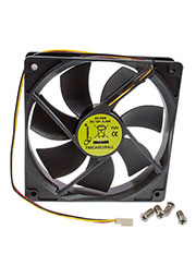 FANCASE3/BALL, Вентилятор, 120x120x25, подшипник, 3 pin, провод 30 см