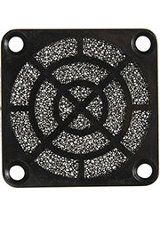 FGF-40/P, Фильтр для вентилятора 40х40мм (пластик)  нар. размер 43х43 мм