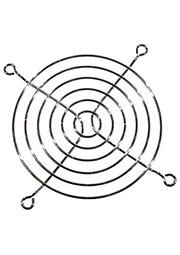 K-G09B06-4HB, решетка металл для вентилятора 92х92мм