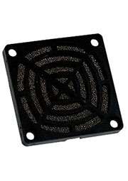 K-PF06J-4PA, решетка пласт.с фильтром для вентилятора 60х60мм