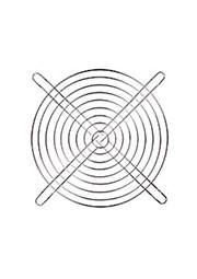 JL-160, решетка для вентилятора  160х160мм