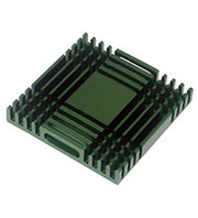 KG-370, радиатор алюминиевый 37.5x37.5x5.7