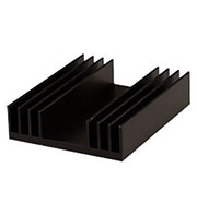 HS 166-100, радиатор алюминиевый 100x82x24