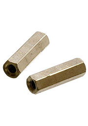 PCHSS-18, стойка для печатной платы латунная М3 шестигранная, отверстие-отверстие