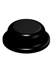 SJ5076, клейкие ножки d8x2.8 черные цилиндр