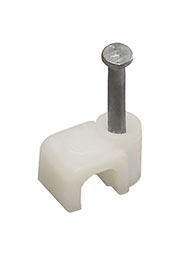 45112-05, скоба-держатель полипропилен. д/кабеля плоского 5мм (50шт.)