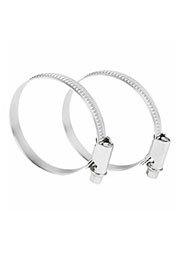 07-0650, Хомут-стяжка кабельная стальная червячная  50-70 мм, упаковка 25 шт.