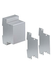 87304100, AR 75/31-KS-AL Комплект боковых крышек Alurail, алюминий