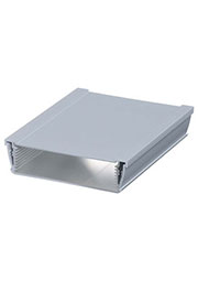 94131100, ASP 1230-0100 Профиль корпуса Alusyle RAL 9006, серебристый