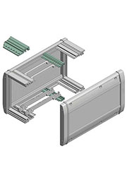 95400045, ITRP 004500 Фиксирующие профили L=431,8mm