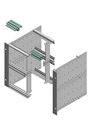86563710, RP/M 00063 Фиксирующие профили, прозрачно--анодированный алюминий