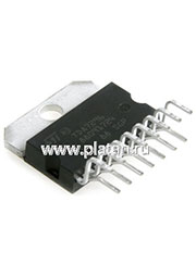 TDA7296, Усилитель низкой частоты 70В-60Вт DMOS  с MUTE/ST-BY [MULTIWATT-15]