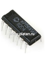 КР1561ЛА9 (90-97г), 3 трехвходовых логических элемента "И-HЕ" (CD4023BE)