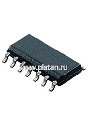 74LVC14AD.118, Шесть инвертирующих триггеров Шмитта с допустимым входным напряжением 5В, [SO-14]