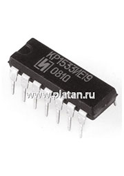 КР1533ИЕ19, Два 4-хразрядных двоичных счeтчика с индивидуальной синхронизацией и сбросом (=SN74ALS39