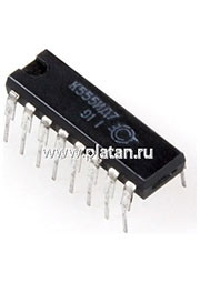 К555ИД7 (90-97г), Дешифратор 3 х 8 (SN74LS138N)