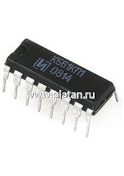 К561КП1 (00-11г), Двойной четырехканальный мультиплексор [2103Ю.16-Д] ( = СD4052АN)