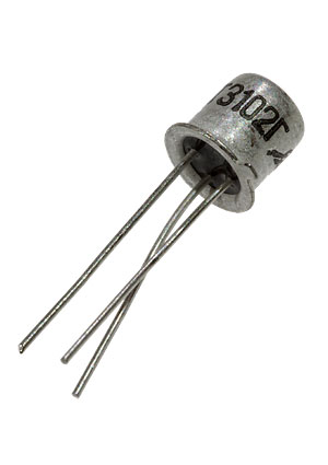 КТ3102Г, Транзистор NPN, высокочастотный, малой мощности, КТ-17