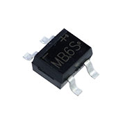 MB6S, диодный мост SMD 0.5А 600В MBS