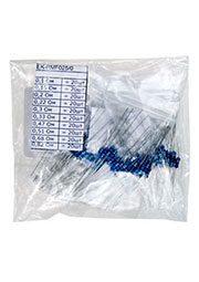 EK-RMF025/0, Набор резисторов MF0,25,доли Ом, 10 номиналов по 20шт