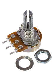 16K1 KC 100k, вал с насечкой L-20мм,100 кОм,0.125 Вт,200В.