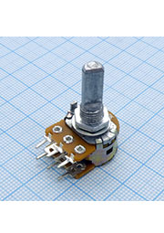 16K2 F 2*100k, вал с лыской L-20мм