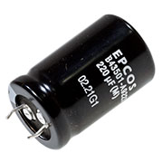 B43501A9227M, конденсатор электролитический 220мкФ 400В