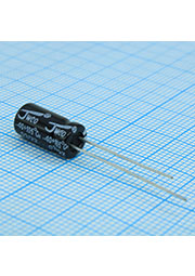 KM101M1EBKJ0612VBK, Radial, 25V 100uF /6.3*12/105 C