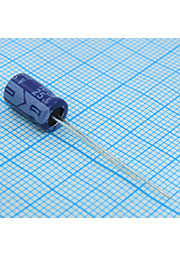 SL025M101E11PKKKS00R, Radial, 25V 100uF /6.3*11/85 C