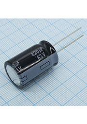 EEUFR1J821, Radial, 63V 820uF /16*25/105 C