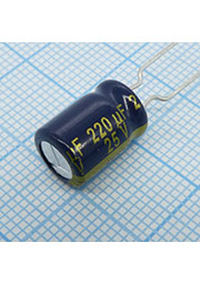 EEUFC1E221B, Radial, 25V 220uF /8*11.5/105 C