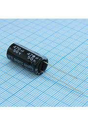 KSH477M050S1G5H20K, Radial, 50V 470uF /10*20/105 C