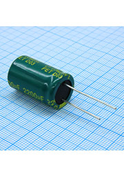 LF222M1VBKJ1625EGN, Radial, 35V 2200uF /16*25/105 C