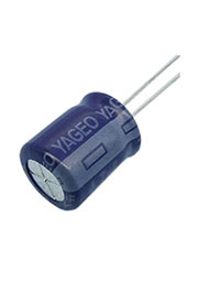 SK050M0100A5S-1012, конденсатор электролитический 50В, 100мкФ, 1012 85C