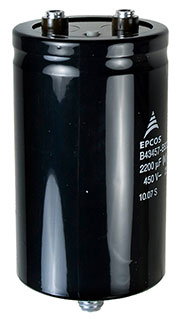 B43457B5228M, конденсатор электролитический 2200мкФ 450В под винт