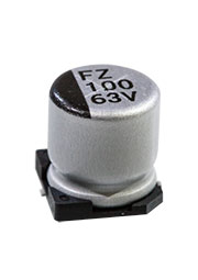 GKTVF1JM101100105TR, ЧИП электролитический конденсатор 100мкф 63В 105гр 10x10.5 2000ч=EEEFK1J101P