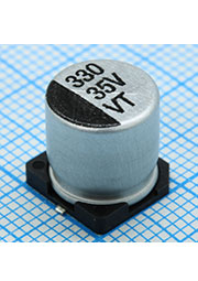 VT101M1JBKJ1010VBK, SMD эл-лит 63V 100uF /10*10.5/105 C